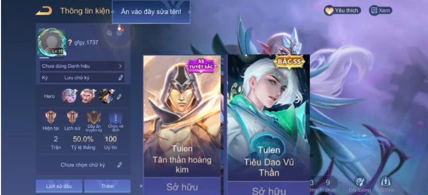 Reg Tulen Tiêu Dao Kẹp Tulen Tuyệt Sắc