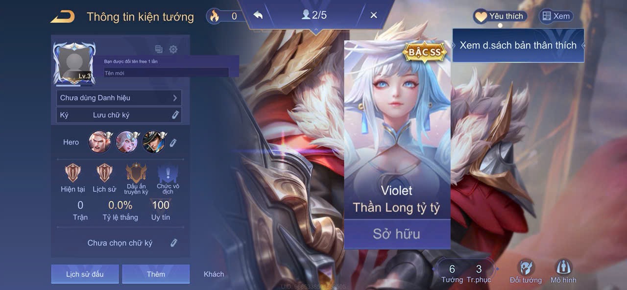 Violet Thần Long Tỷ Tỷ