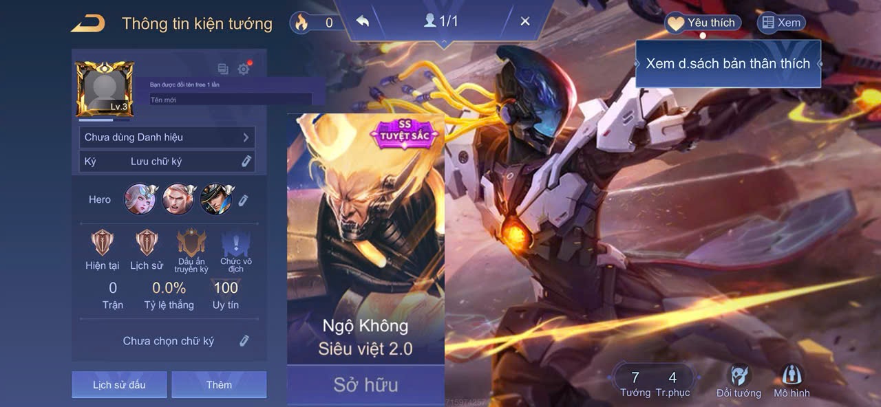 Ngộ Không Sv 2.0 + Yorn VBNH